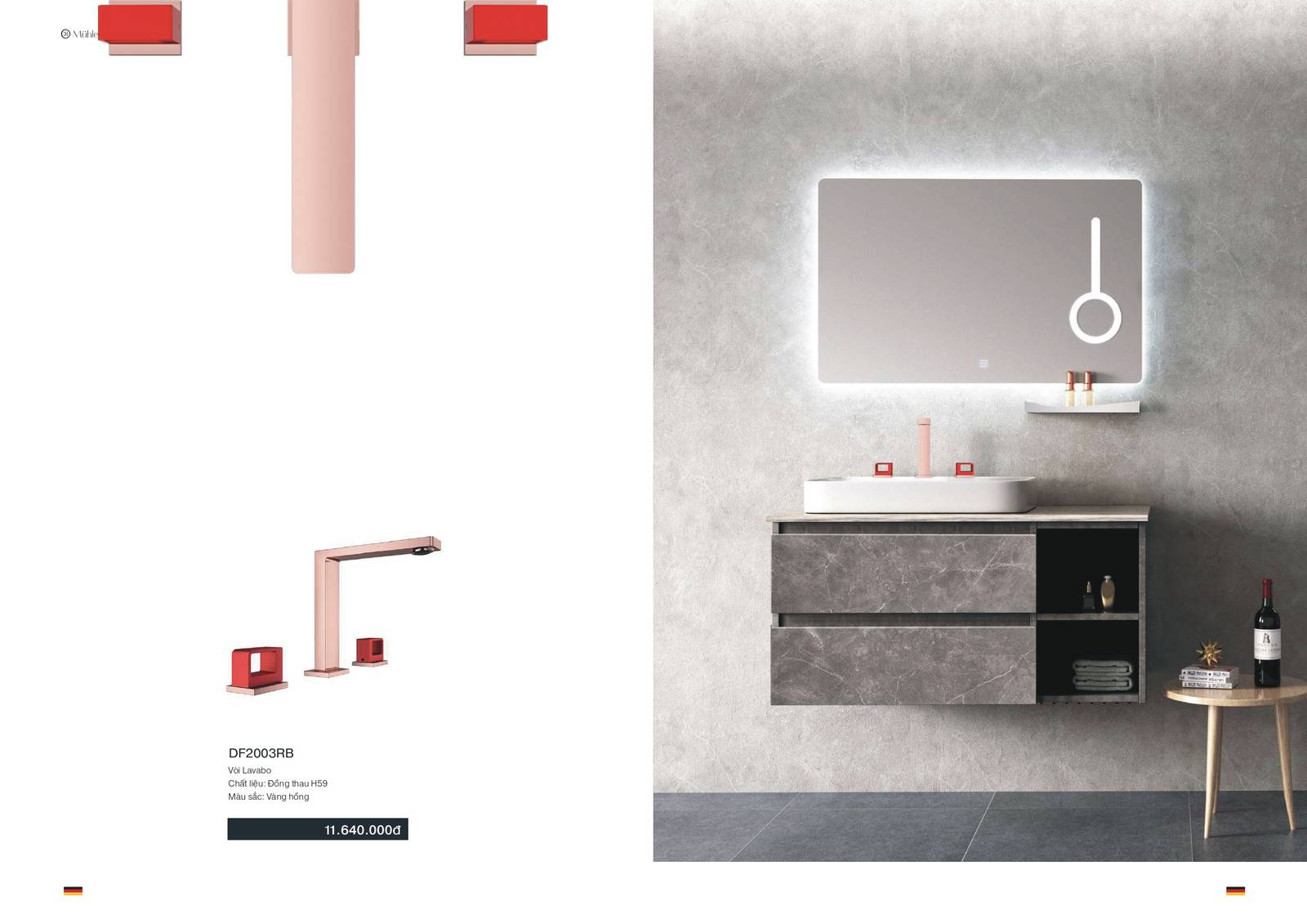 Thiết bị vệ sinh MUHLER Catalogue và Bảng giá mới nhất /Page 69